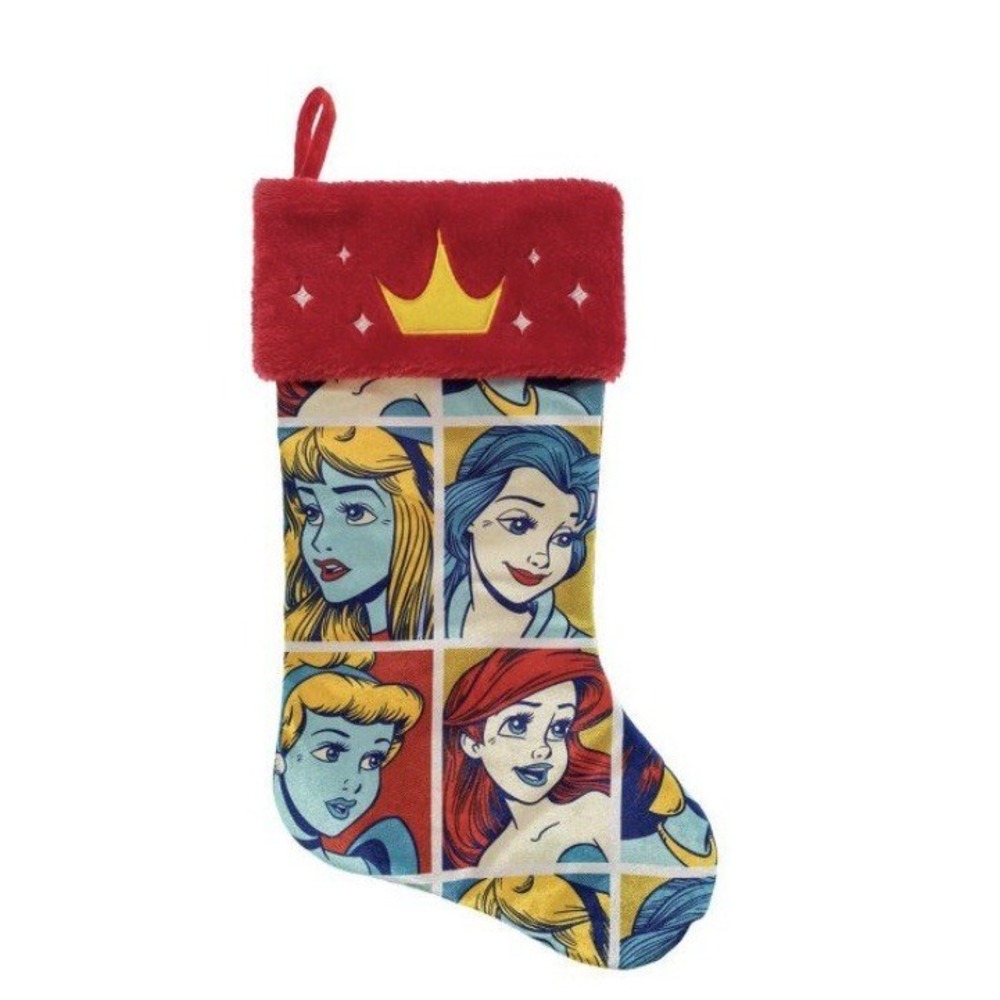 Disney 100 Princess Holiday Christmas Stocking Retro